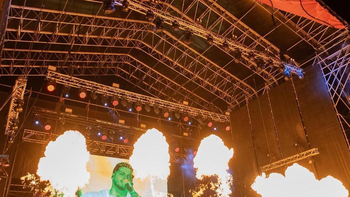 Una actuación en el festival de un año anterior.