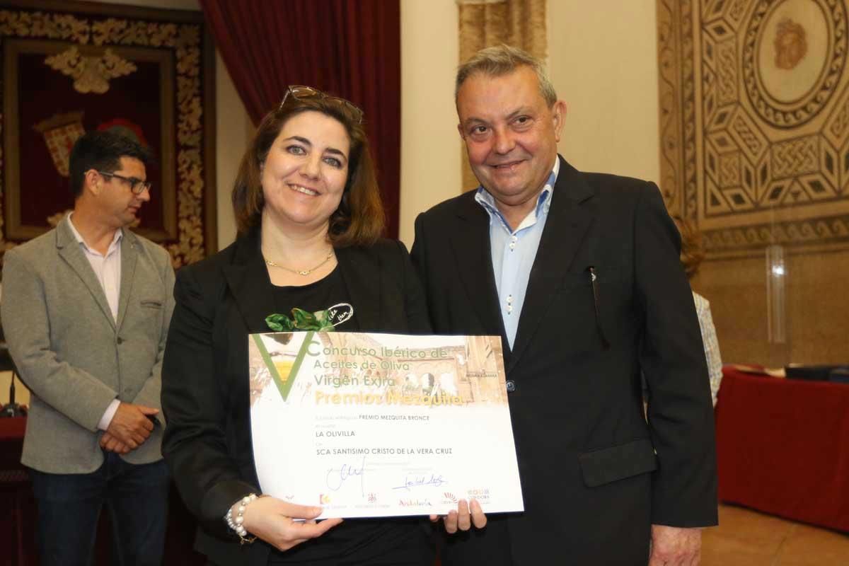 V Concurso ibérico de aceites de oliva virgen extra premios Mezquita 2018