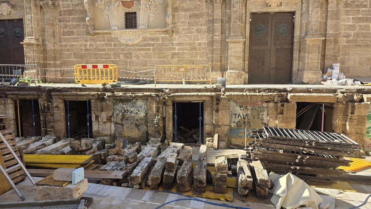 Obras en Les Covetes de los Santos Juanes