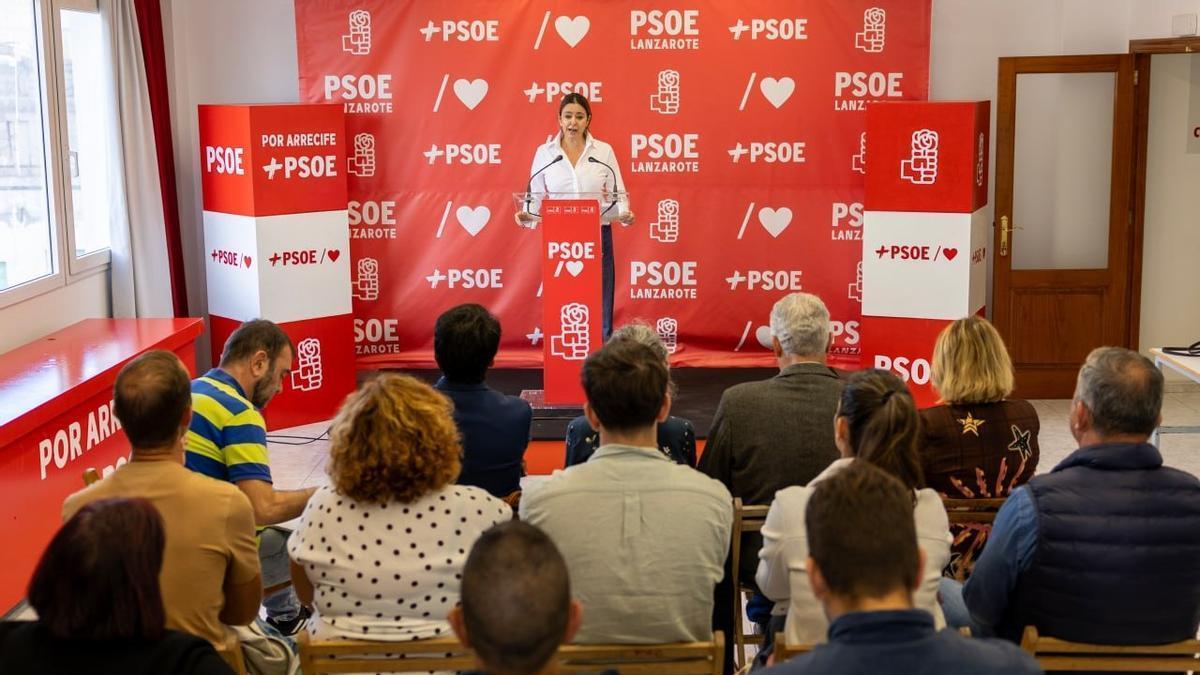 María Dolores Corujo, secretaria del PSOE de Lanzarote y diputada por Las Palmas