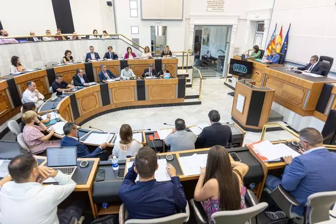 Imágenes del Pleno de la Diputación