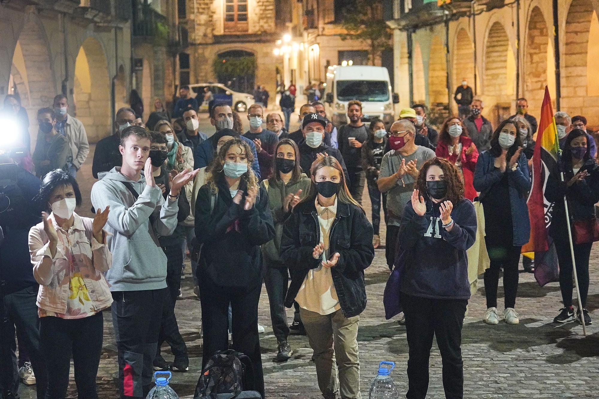 Concentració contra l’agressió homòfoba de dijous passat a Girona