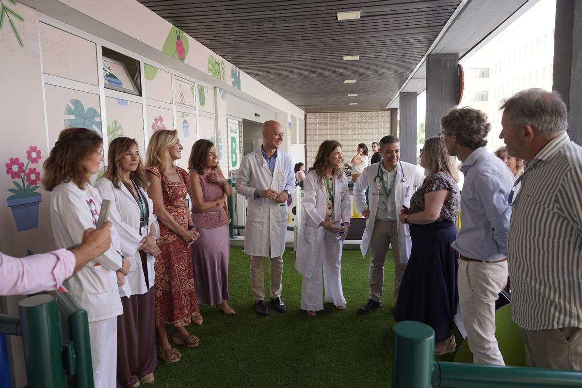 Inauguración del parque infantil.
