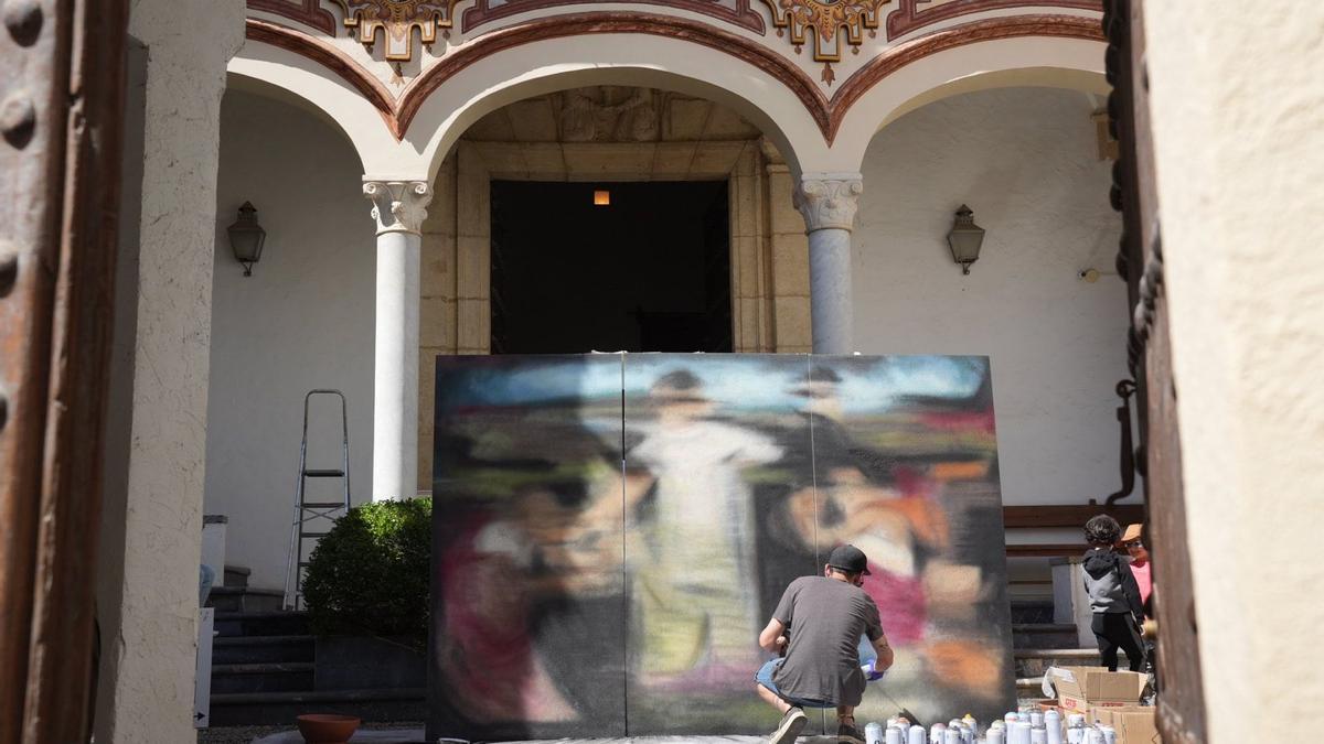 Intervención realizada en la Fundación Gala el año pasado en la celebración del Día Mundial del Arte.