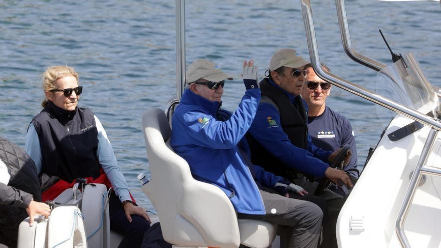 Juan Carlos I reunirá el viernes a gran parte de su familia en una cena en la ría de Pontevedra