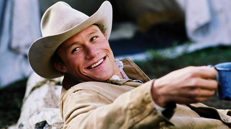 El actor Heath Ledger en una imagen de &#039;Brokeback Mountain&#039;.