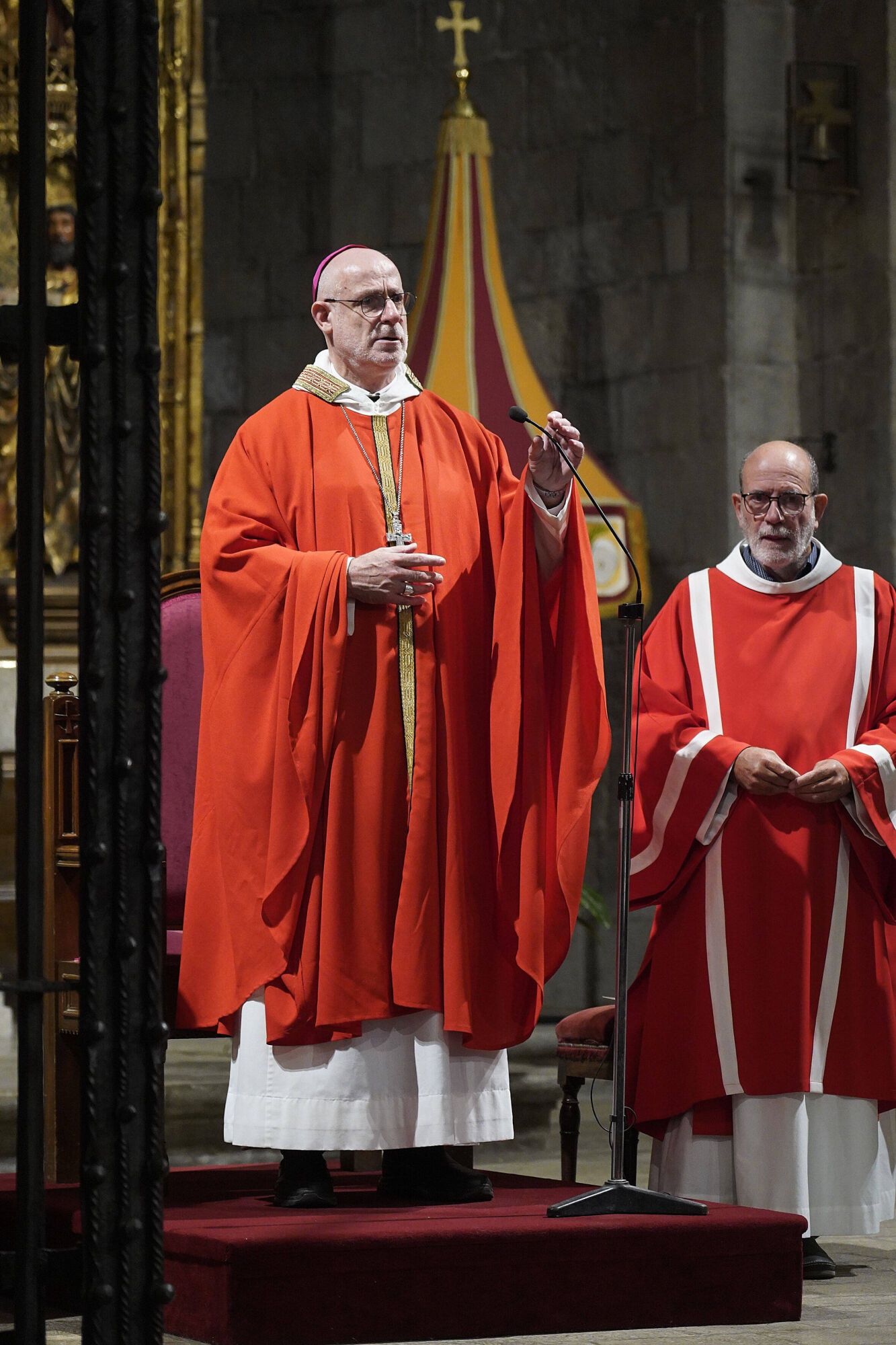 Girona Basílica de Sant Feliu missa de Sant Narcís El Bisbe de Girona evoca Sant Narcís per combatre "la guerra, la fam i la manca d'una vida digna"