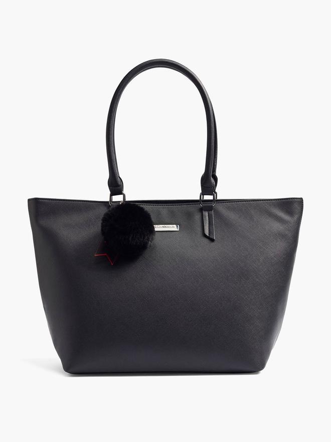 Bolso Shopper negro, de Deichmann (29,99 euros)