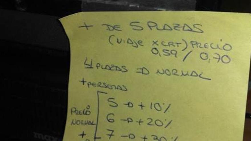 Una cooperativa de taxis infló los precios en un 40% entre Gijón y Siero durante El Carmín