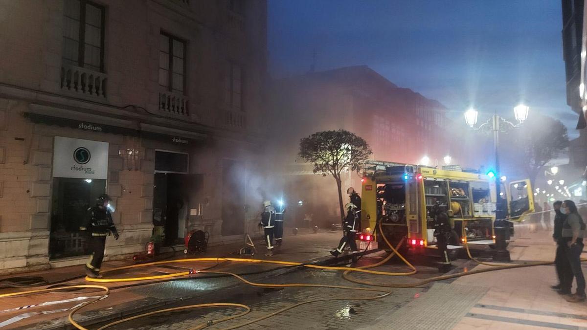 Incendio en una tienda de ropa en Ribadesella