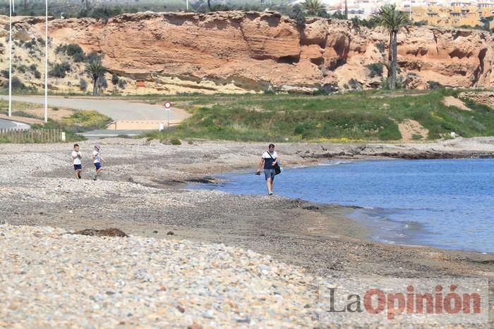 Primer día de paseos al aire libre en Mazarrón