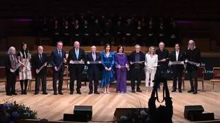 El Auditorio de Zaragoza celebra su 30 aniversario puesto en pie a Miguel Ángel Tapia