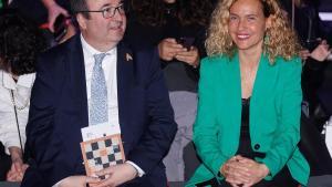 La presidenta del Congreso, Meritxell Batet, y el ministro de Cultura, Miquel Iceta.