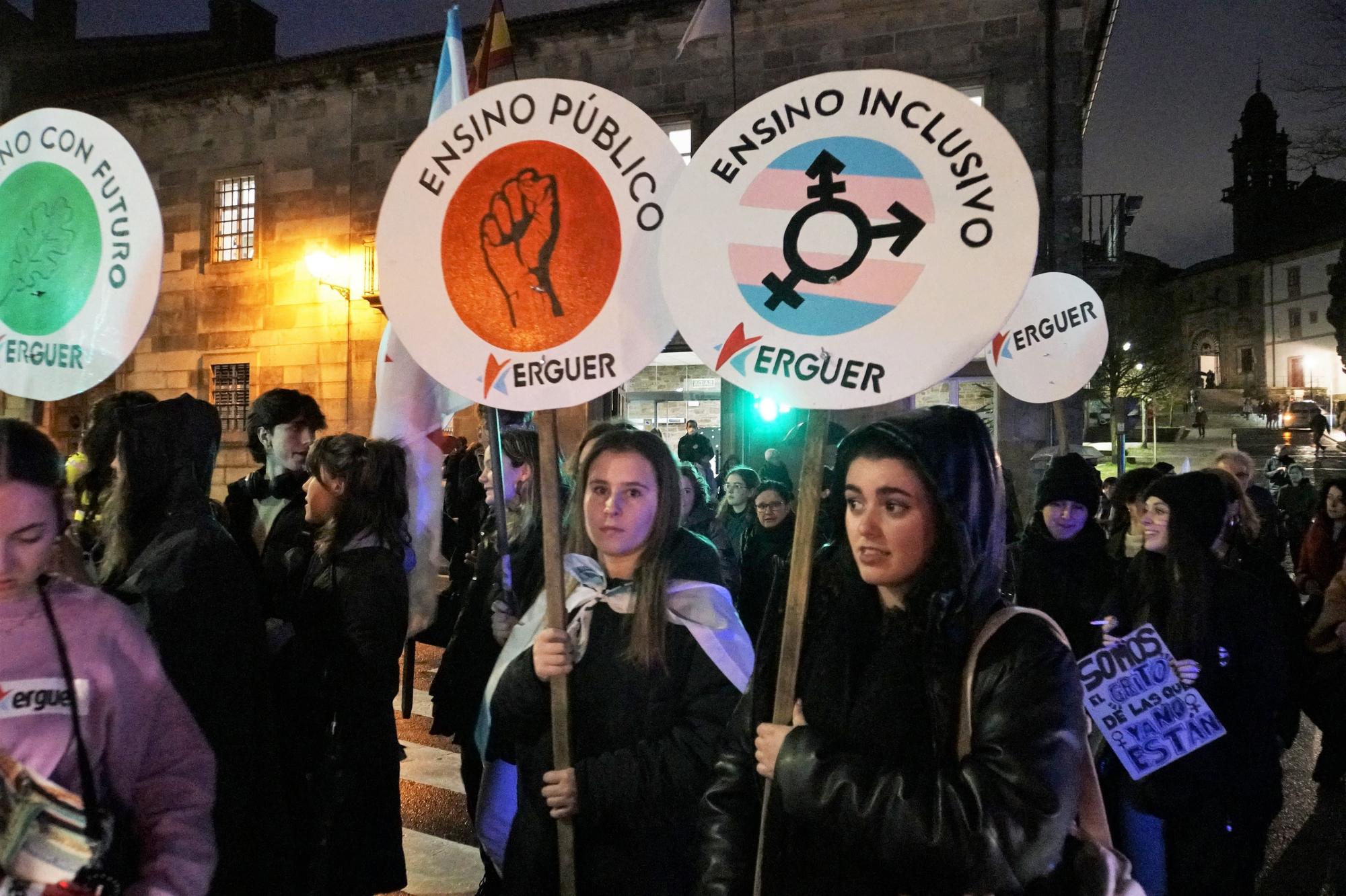 Manifestaciones 8M en Santiago de Compostela