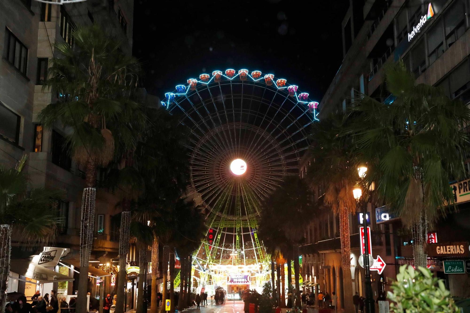 Así se apagaron las luces de Vigo tras una Navidad para la historia