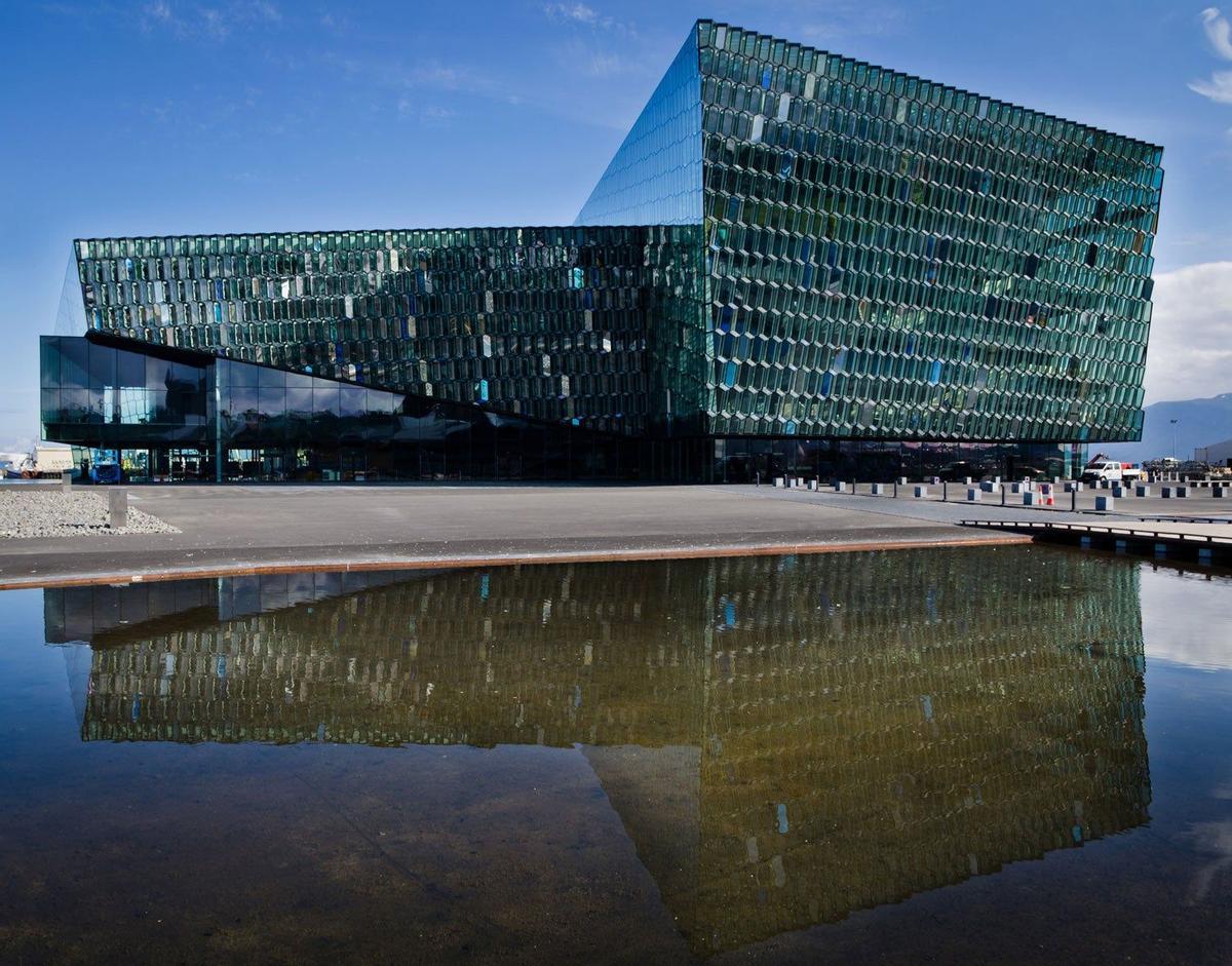 Edificio Harpa en Reikiavik