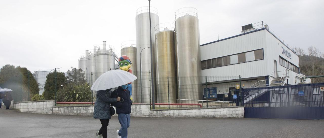 La fábrica de Danone en Salas, en una imagen de archivo. | Miki López