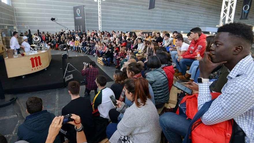 La mayor parte de las actividades programadas en Etiqueta Negra colgaron el cartel de completo. // G. S.