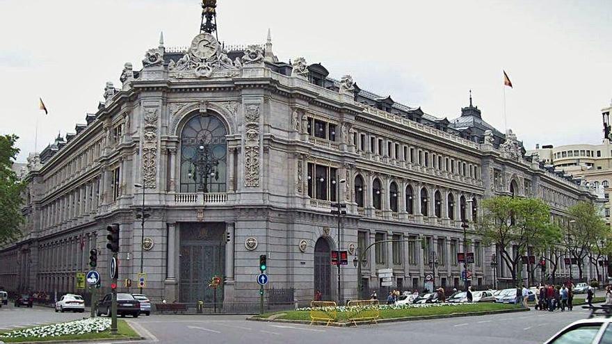 La seu del Banc d&#039;Espanya, a Madrid.