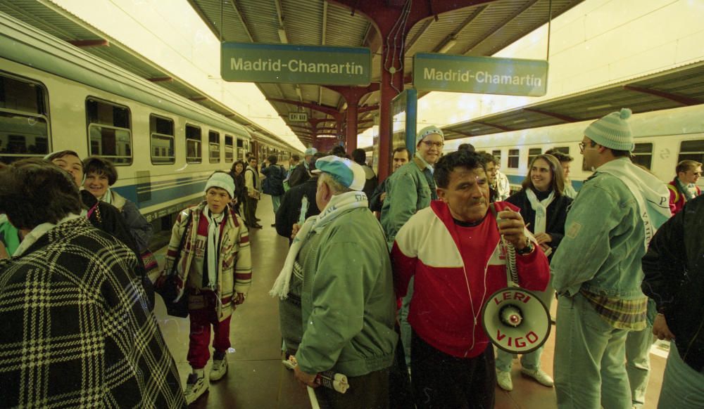 Final de la Copa del Rey, en la estación de Chamartín