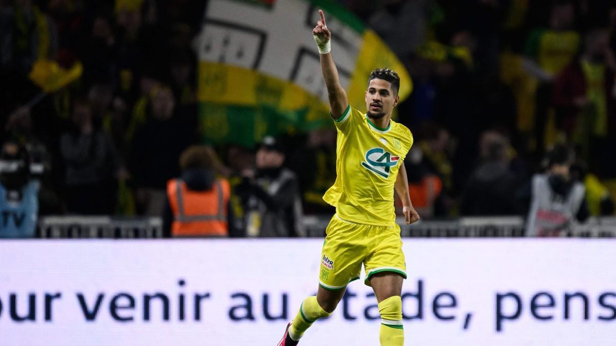 Ludovic Blas celebra el tanto que certifica el pase del Nantes para la final de la Coupe de France