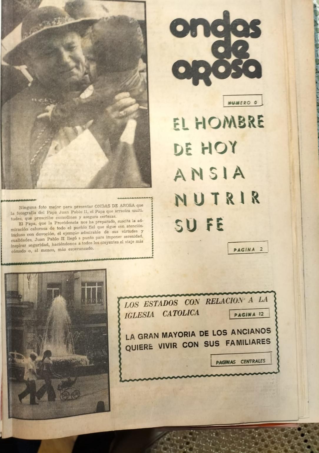 Número 0 del Ondas de Arosa en 1980.