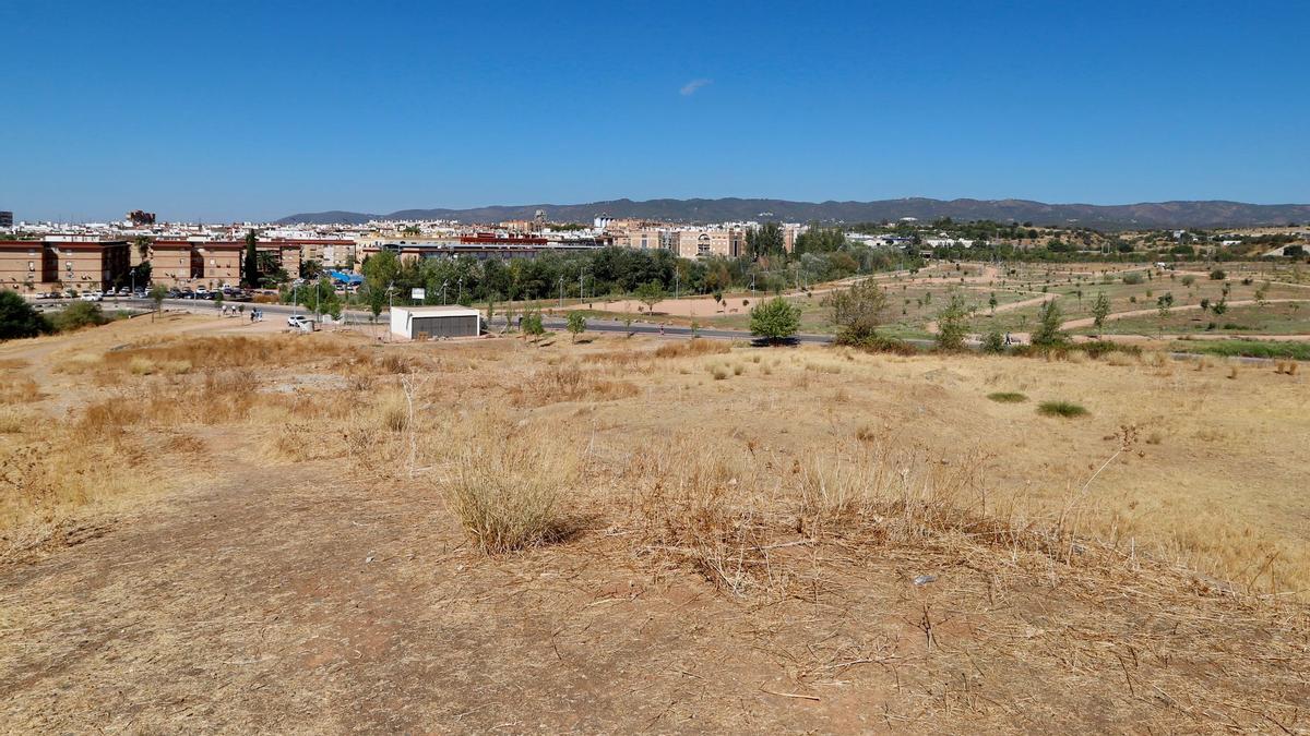 Terreno donde irá la segunda fase del parque de Levante.