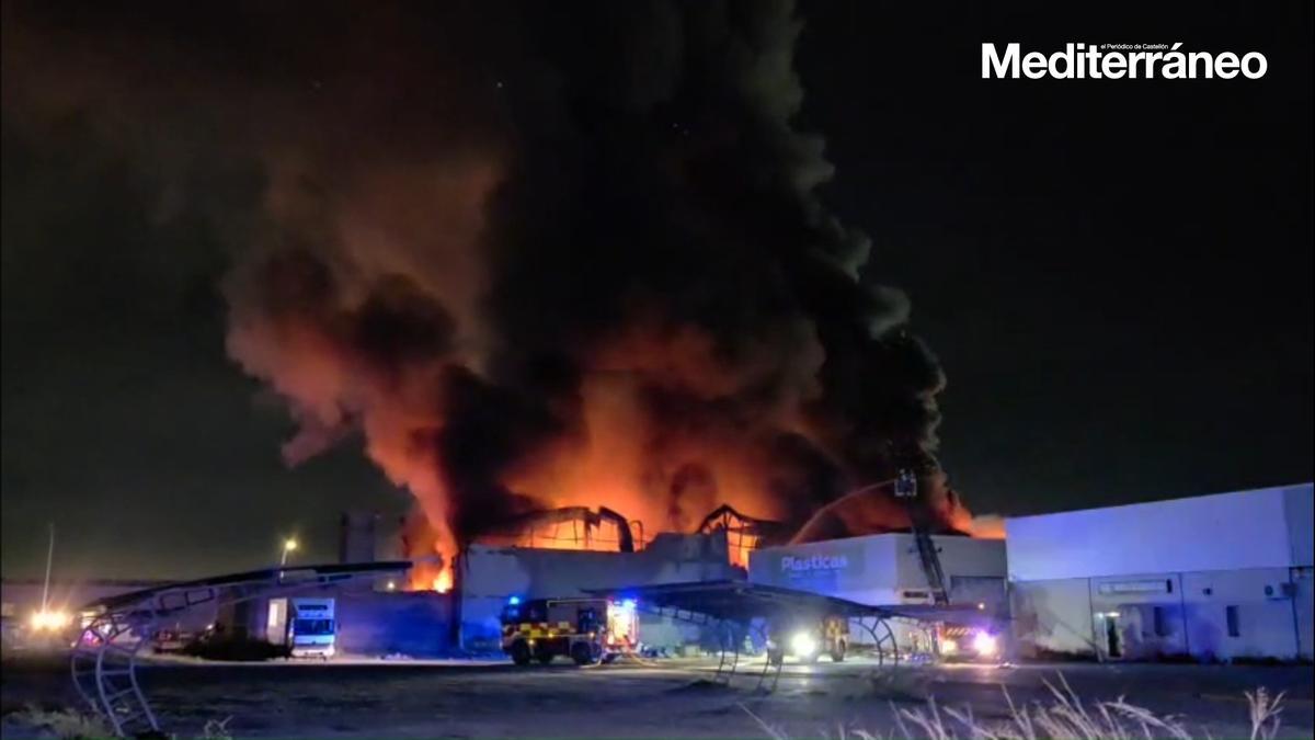 Vídeo: Incendio en la Ciudad del Transporte de Castelló