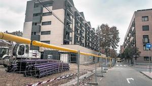 Construcción de una promoción de vivienda social en Bon Pastor (Barcelona).