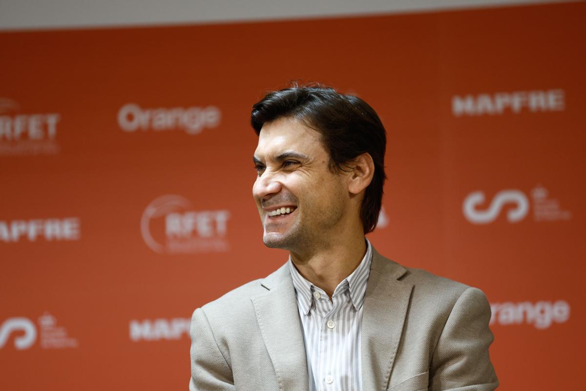 Presentación de David Ferrer como capitán del equipo español de Copa Davis