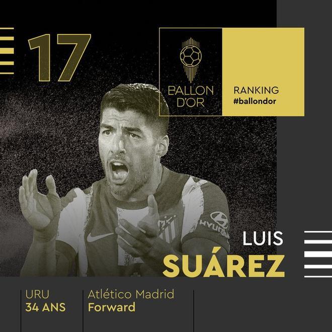 17 - Luis Suárez (Balón de Oro)
