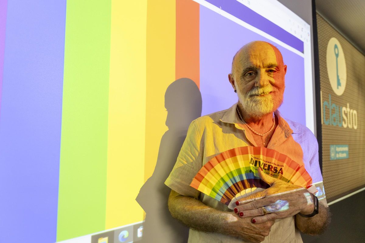 Otra imagen de Federico Armenteros durante su estancia en Alicante