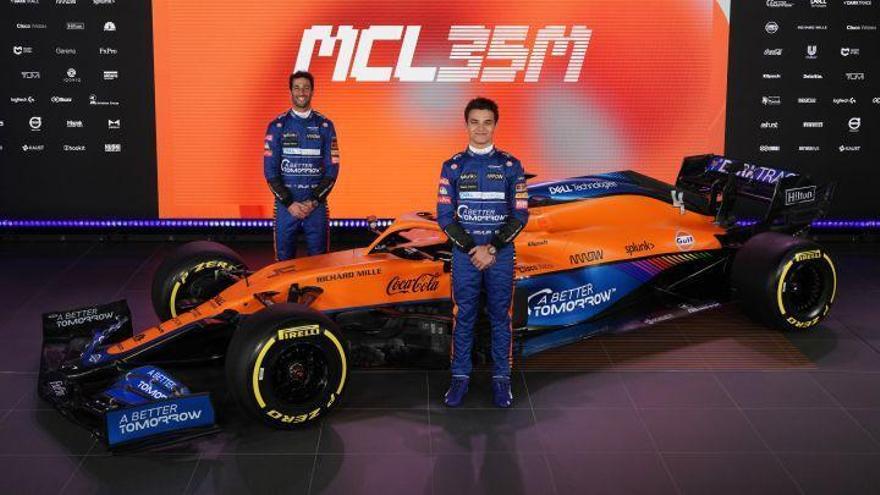 McLaren presenta el nuevo MCL35M, con motor Mercedes-AMG