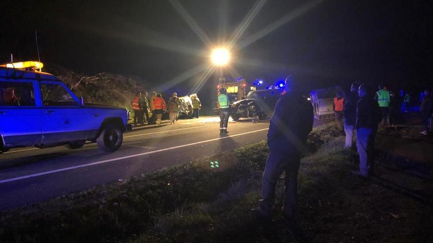 El accidente tuvo lugar en Cumeiro. // Bernabé | Ana Agra