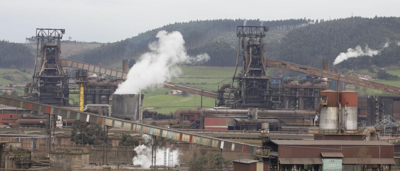 Factoría de ArcelorMittal en Gijón.