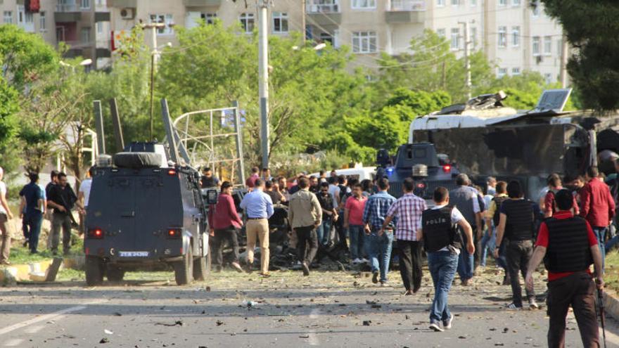 Explosión en Diyarbakir.