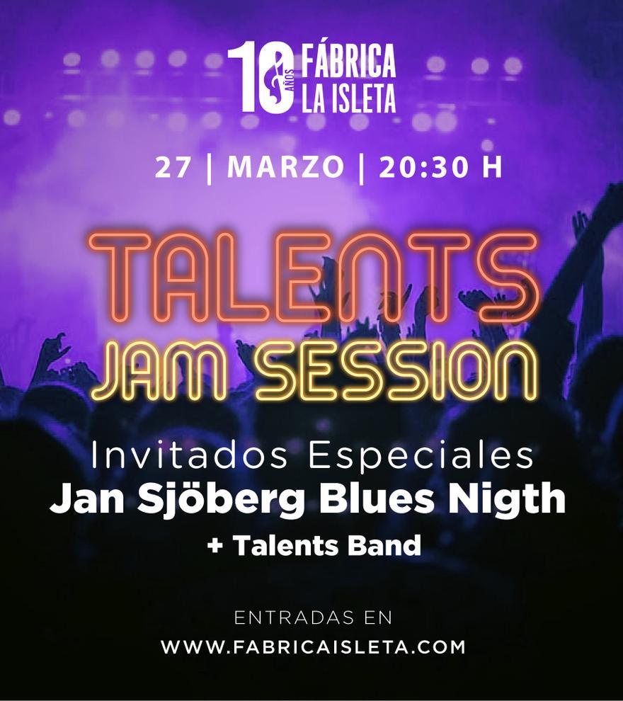 Talents Jam Session  Jan Sjöberg Blues Nigth