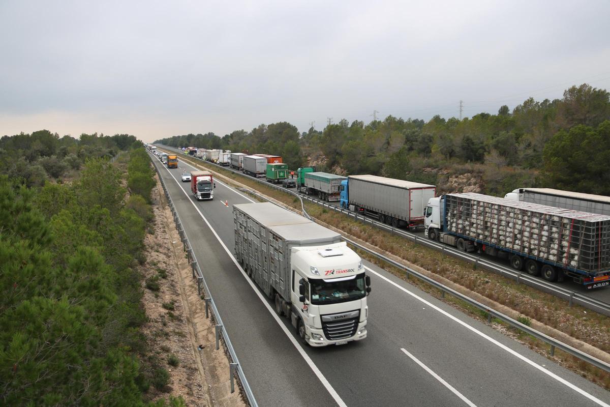 La carretera AP-7, en una imatge d'arxiu.