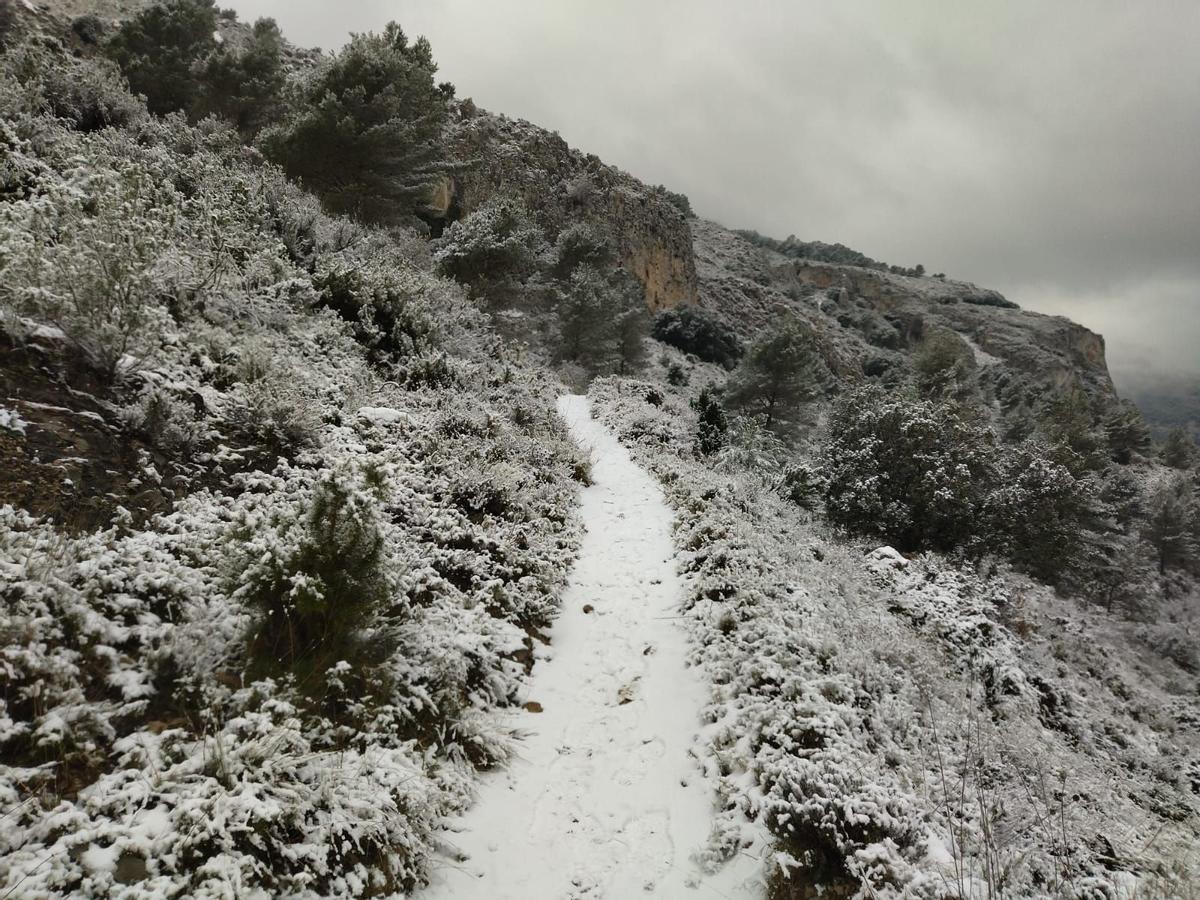 Nieve en La Marina Alta.