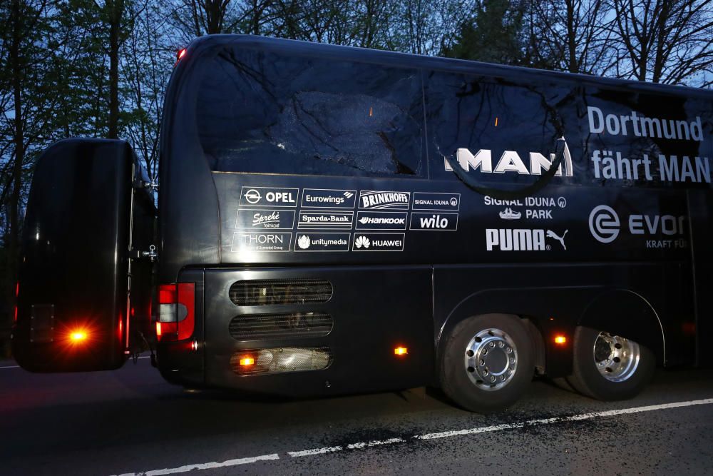 Explosión en el autobús del Borussia Dortmund
