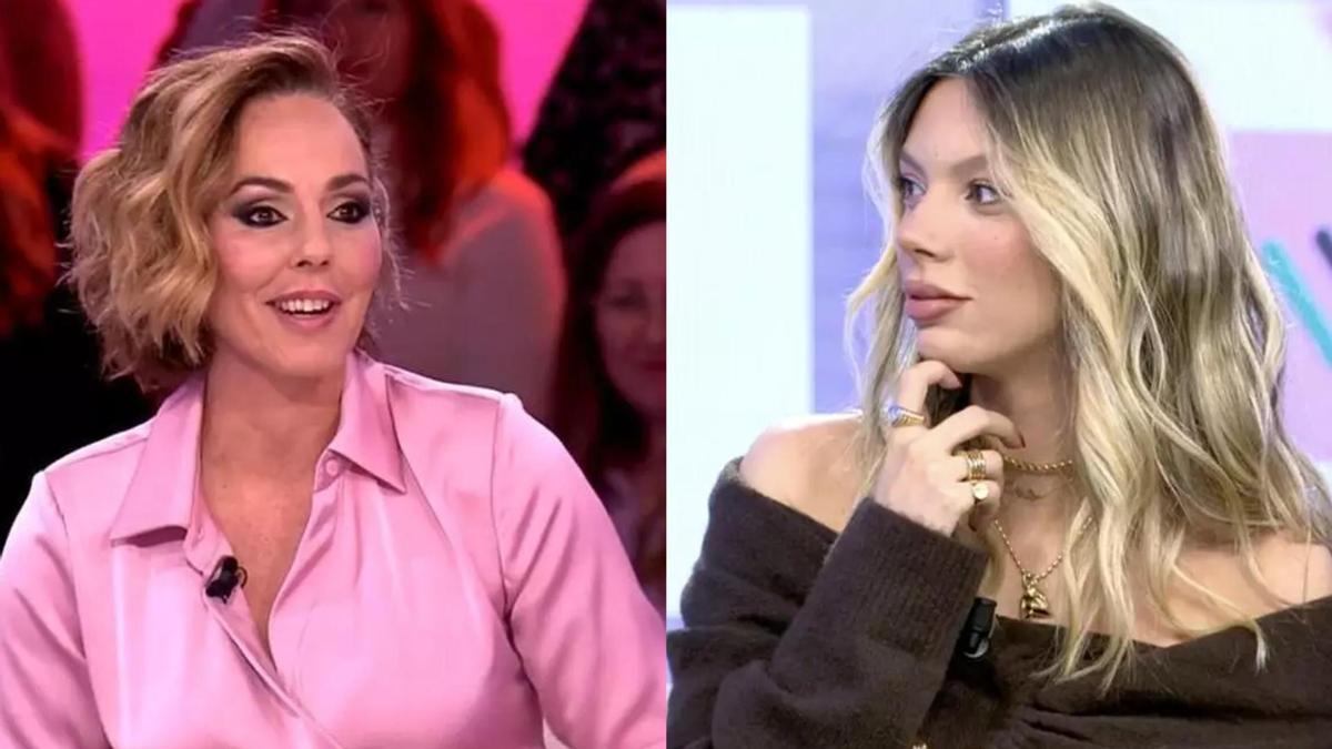 Combo con Rocío Carrasco (i) y Alejandra Rubio (d)