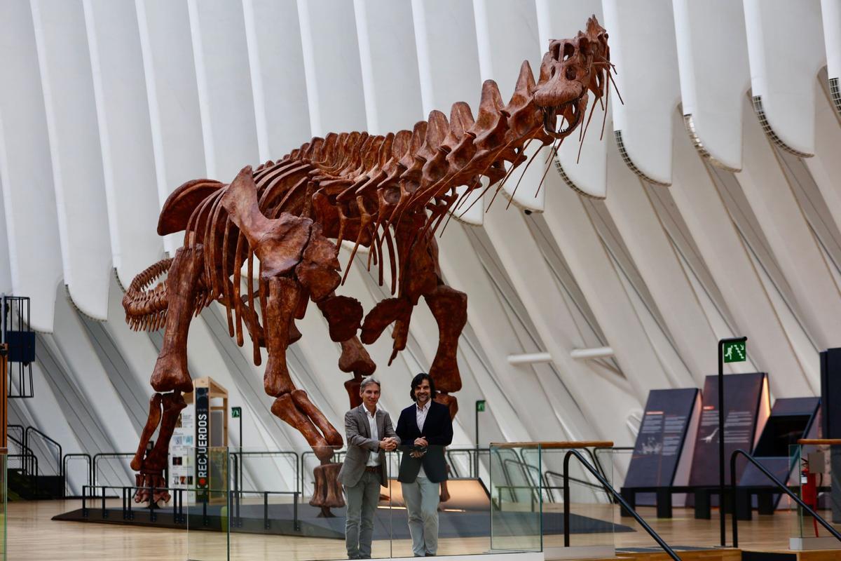Patagotitan Mayorum en el Ágora de CaixaForum