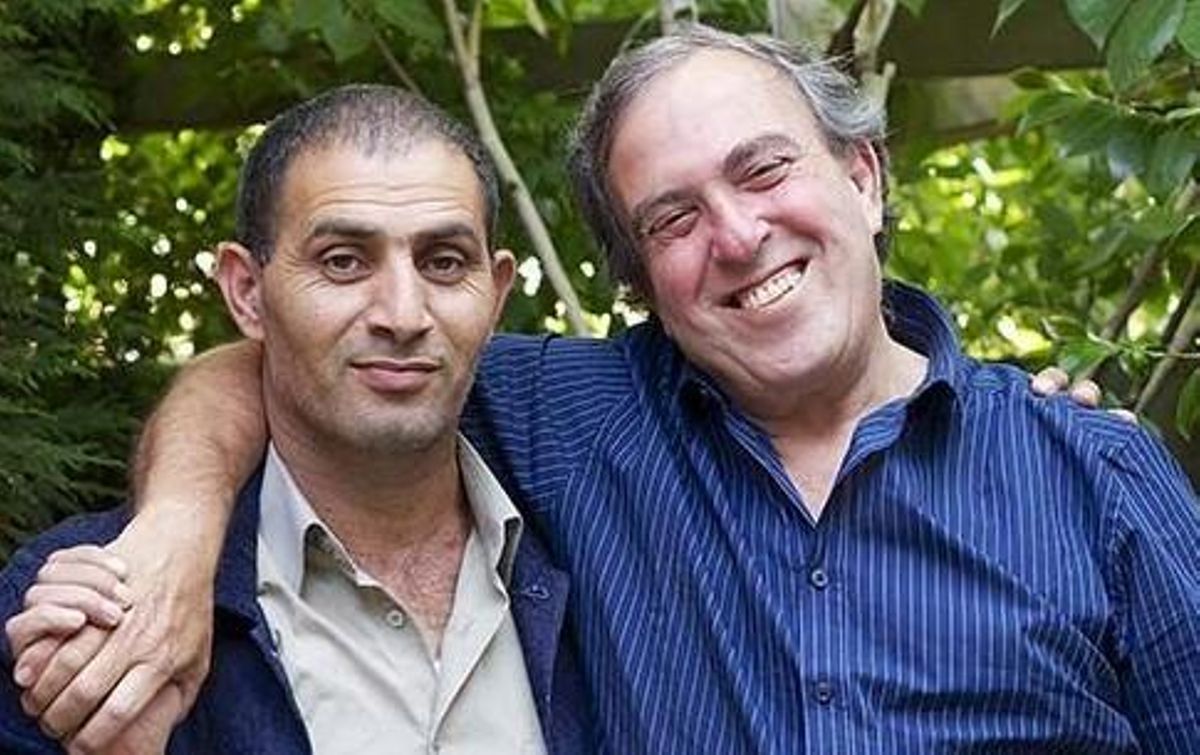 Bassam Aramin y Rami Elhanan, los protagonistas reales de la novela.