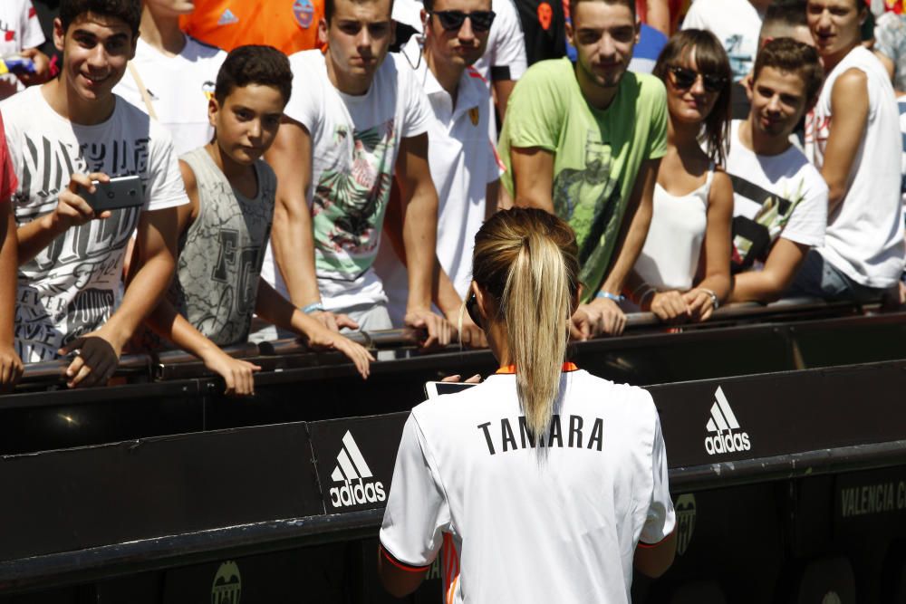 Tamara Gorro, en la presentación de Garay