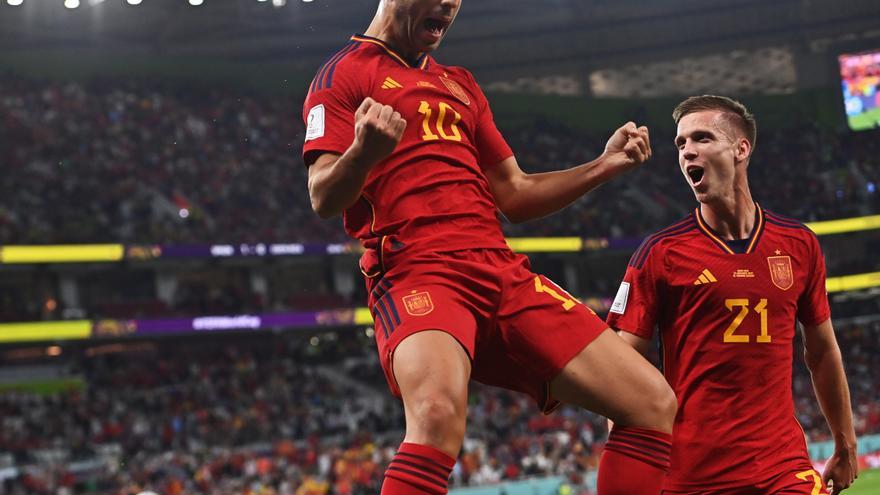 España-Costa Rica: Las mejores fotos de Marco Asensio en el debut de España en el Mundial de Qatar 2022