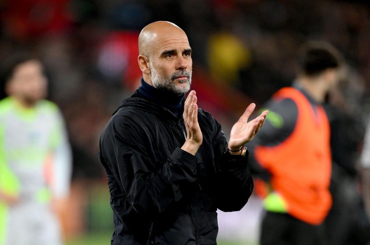 El entrenador del Manchester City, Pep Guardiola