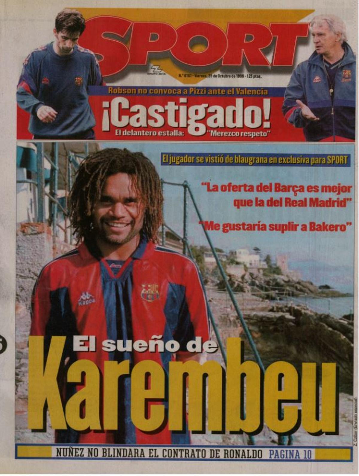 Karembeu se dejó querer por el Barça