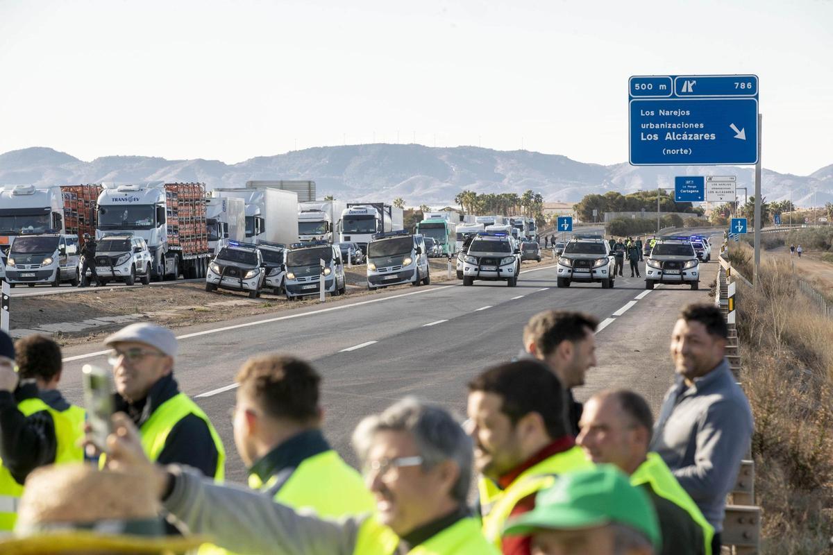 Las protestas en Torre Pacheco, Murcia