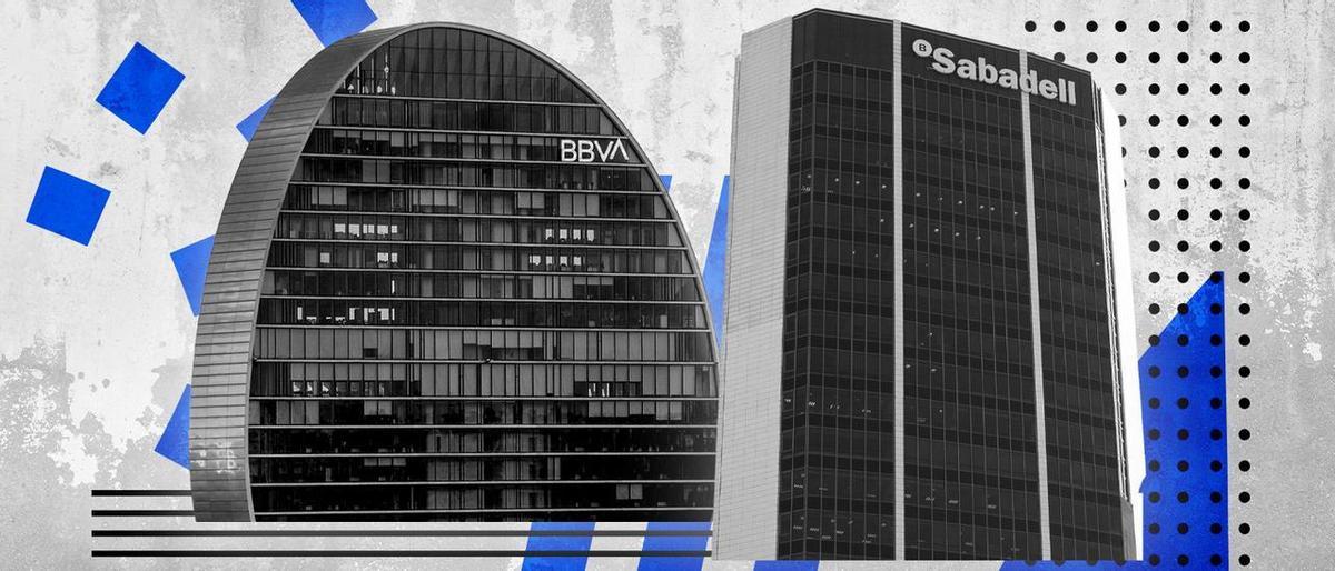 Fusión BBVA y Banco Sabadell.