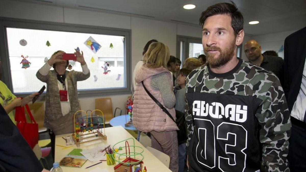 Messi está implicado en una nueva campaña solidarias